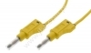 2212/600V-100-GE  Przewód PVC 1,0mm2, 1,0m, 2x(wt.+gn.)4mm, żółty, ELECTRO-PJP, 2212600V100GE